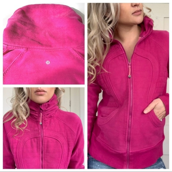 Lululemon High Collar Zip Up Sweatshirt Jacket 8